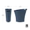 Umbra Umbra 2 gal Blue Polypropylene Modern Trash Can 082610-1191 - alternate 3